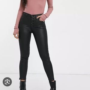 Abercrombie coated skinny jeans, NWOT